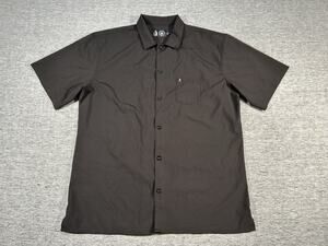 Tachuntfish THF Mojito Shirt Mens XXL Black Short Sleeve Stretch Button-Up